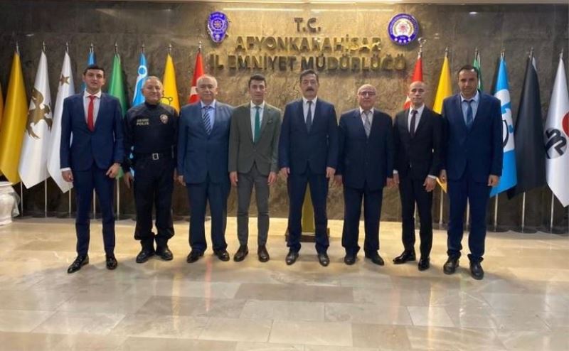 Hakemlerden emniyet müdürüne ziyaret