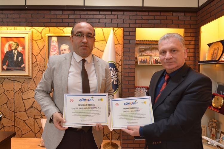 Başkan Çöl: “Teşekkür plaketi bizleri ziyadesiyle memnun etti”