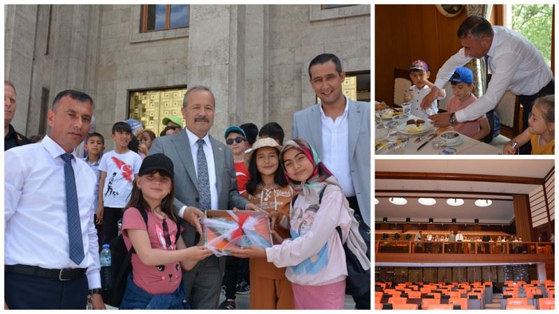 Milletvekili Taytak öğrencileri Meclis’te ağırladı