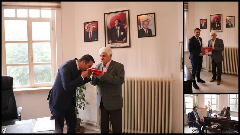 Dr. Ersan Özgür, Kent Konseyi Başkanı Yasan’ı ziyaret etti