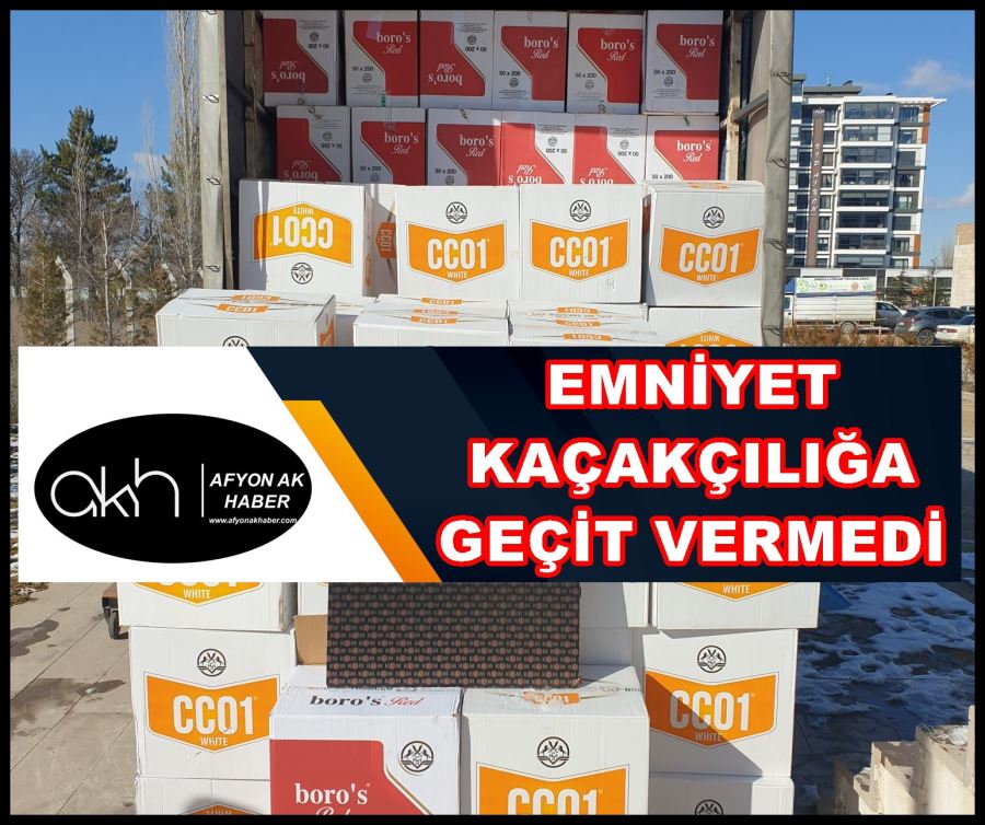 Kaçakçılığa geçit yok