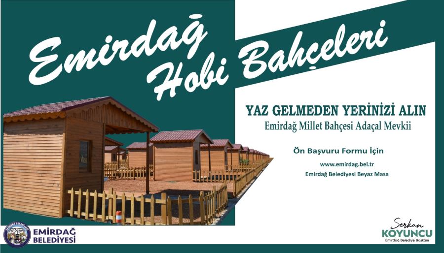 Emirdağ Hobi Bahçesi tamamlandı