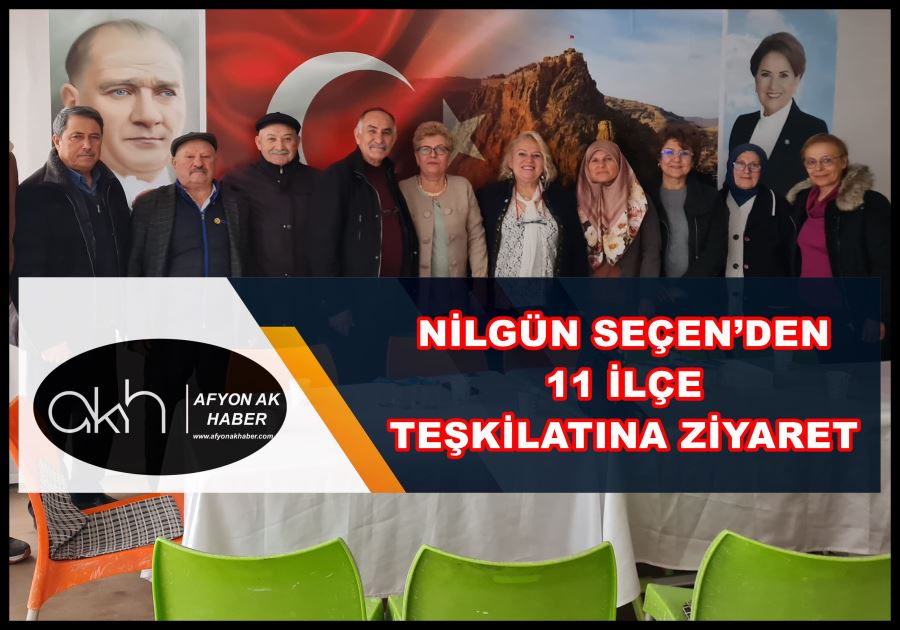 Seçen’den 11 ilçe teşkilatına ziyaret