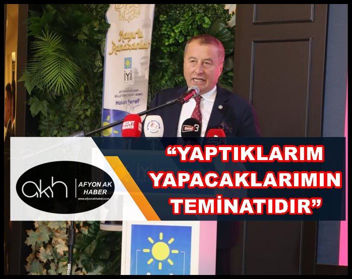 Olgun: “Yaptıklarım yapacaklarımın teminatıdır”