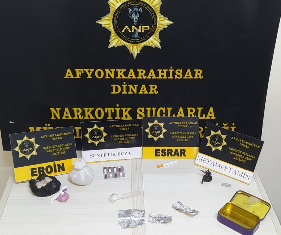 Afyon Polisi uyuşturucuya geçit vermedi