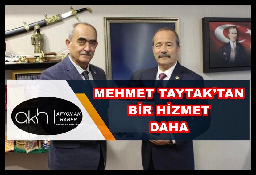 Mehmet Taytak’tan bir hizmet daha