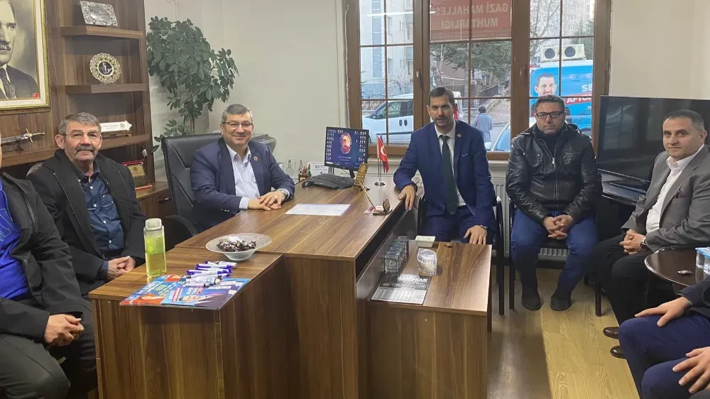 İYİ Parti Adayı Alper Yağcı, Muhtarlara Söz Verdi