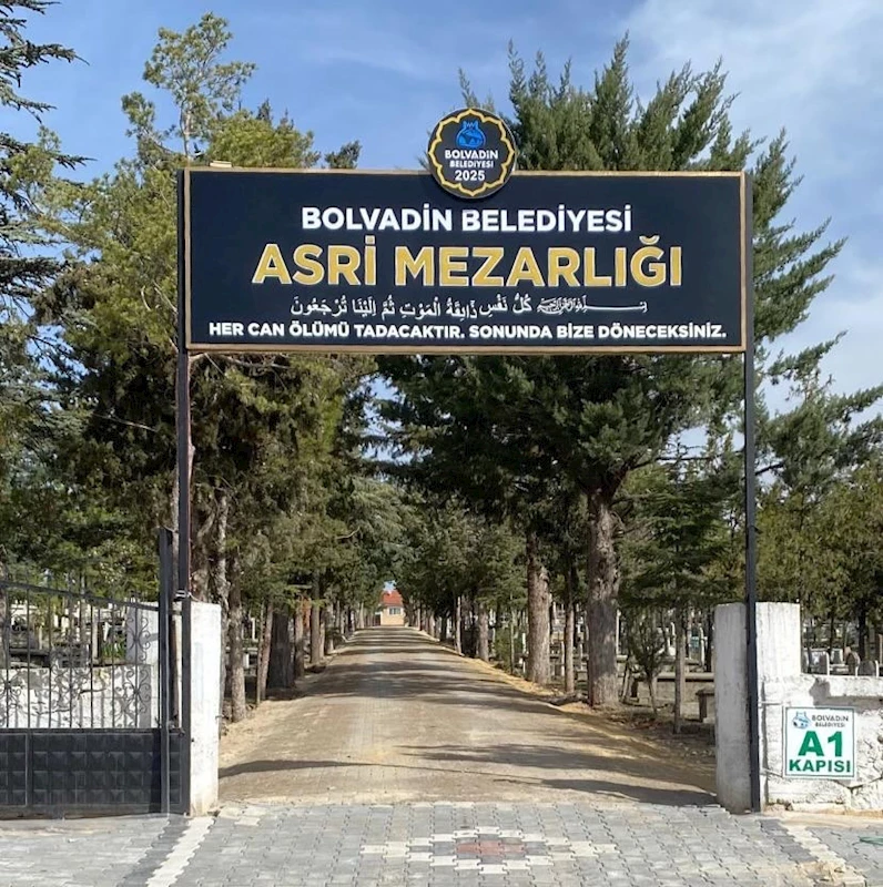 Bolvadin Asri Mezarlığı Yenilendi: Ziyaretler Artık Daha Rahat