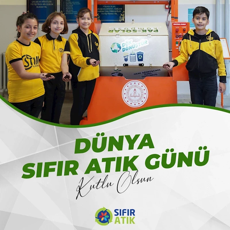 Millî Eğitim Bakanlığı Okullarda Sıfır Atık Projesi ile Geleceğe Umut Katıyor