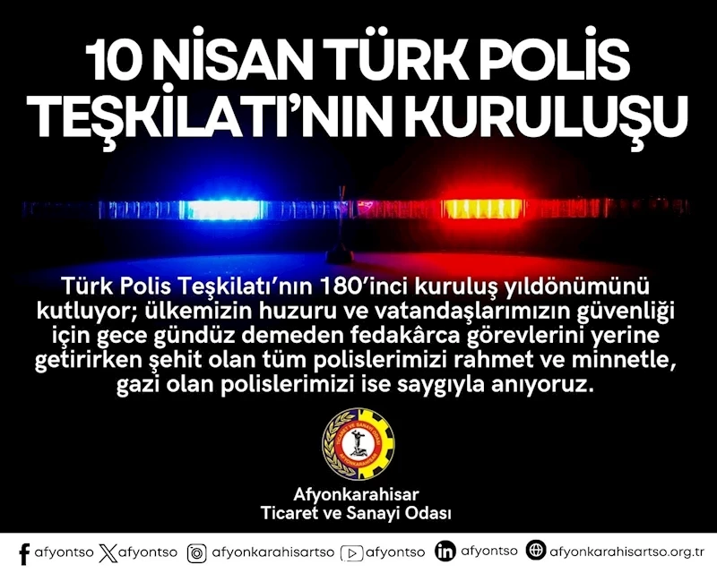 Polis Teşkilatı 180 Yaşında: Güvenlik ve Fedakarlık Öyküsü