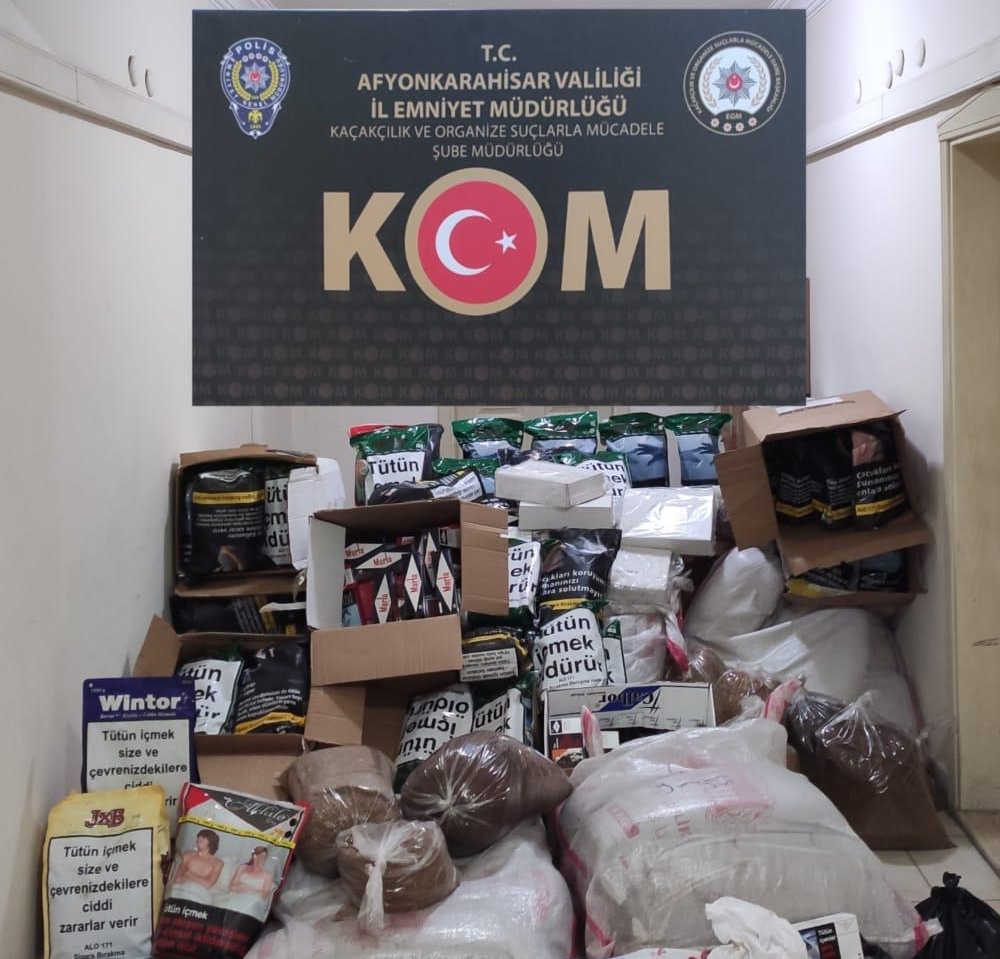 Emniyetten tütün kaçakçılarına operasyon