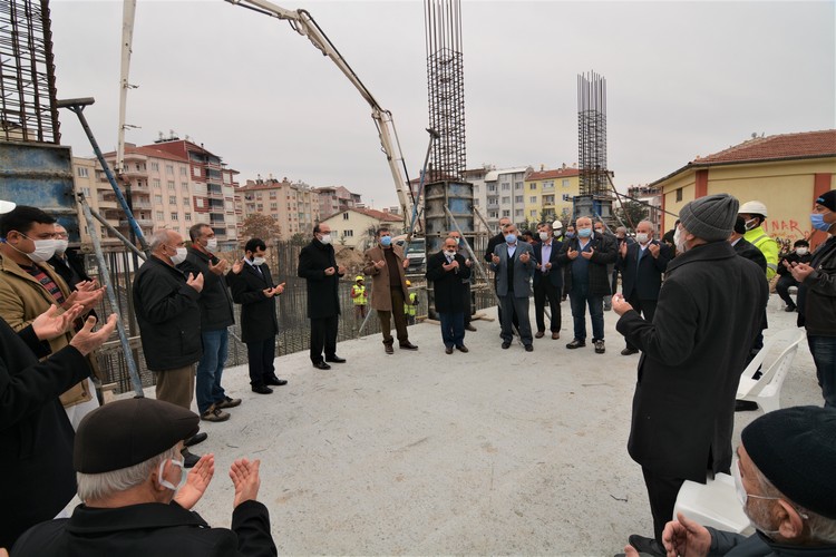 Sandıklı Merkez Camisi temel atma töreni yapıldı
