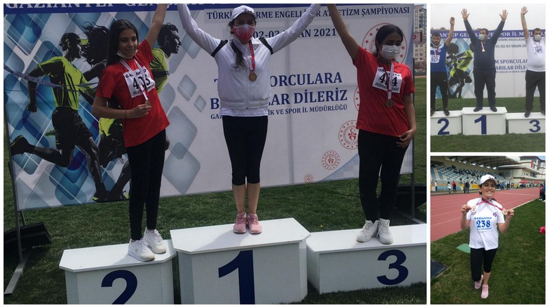 Afyonkarahisar’a 2 altın 3 bronz madalya