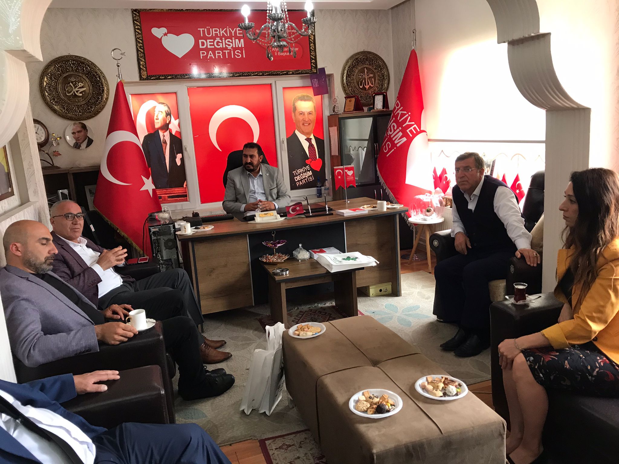 Gelecek Partisi’nden TDP’sine nezaket ziyareti