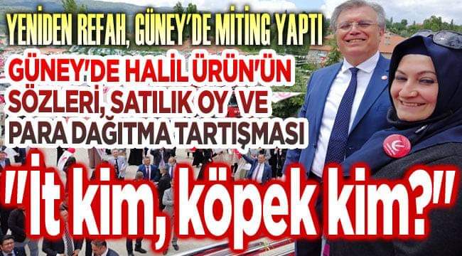 YRP Aydal’dan Halil Ürün’e sert sözler
