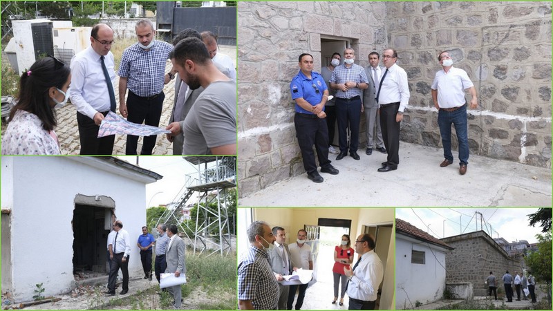 Başkan Çöl eski cezaevinde incelemelerde bulundu