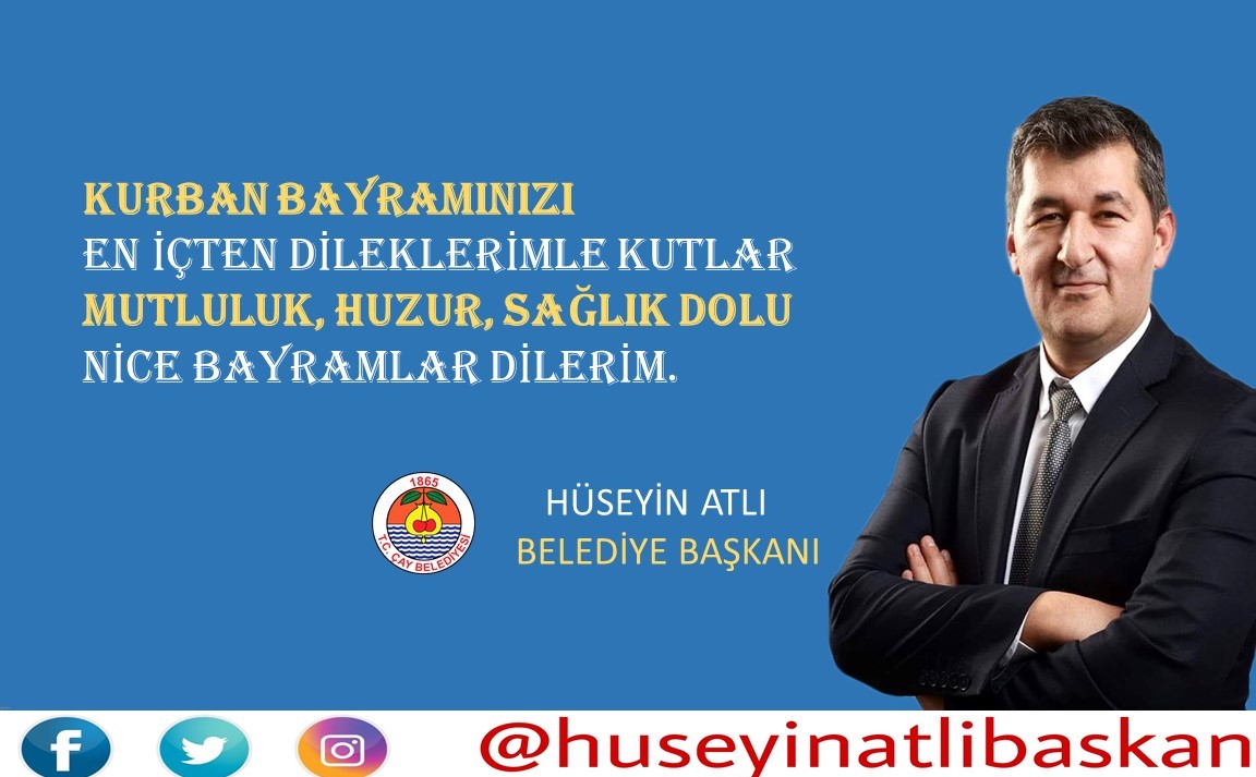 Başkan Atlı’dan Kurban Bayramı Kutlama mesajı