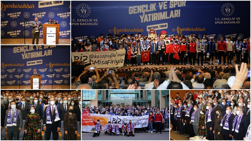 Gençlik ve spor yatırımlarıyla protokol töreni başkentte yapıldı