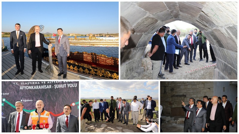Ulaştırma Bakanı Ayazini’nde incelemelerde bulundu