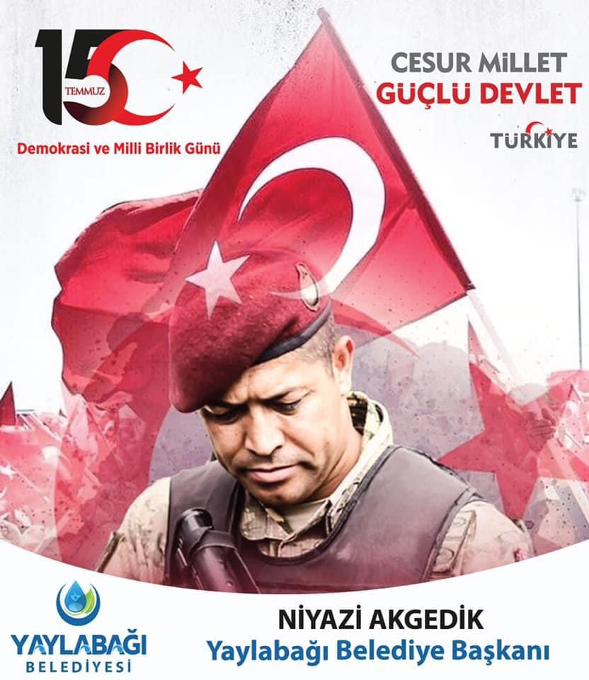 Başkan Akgedik’ten 15 Temmuz mesajı