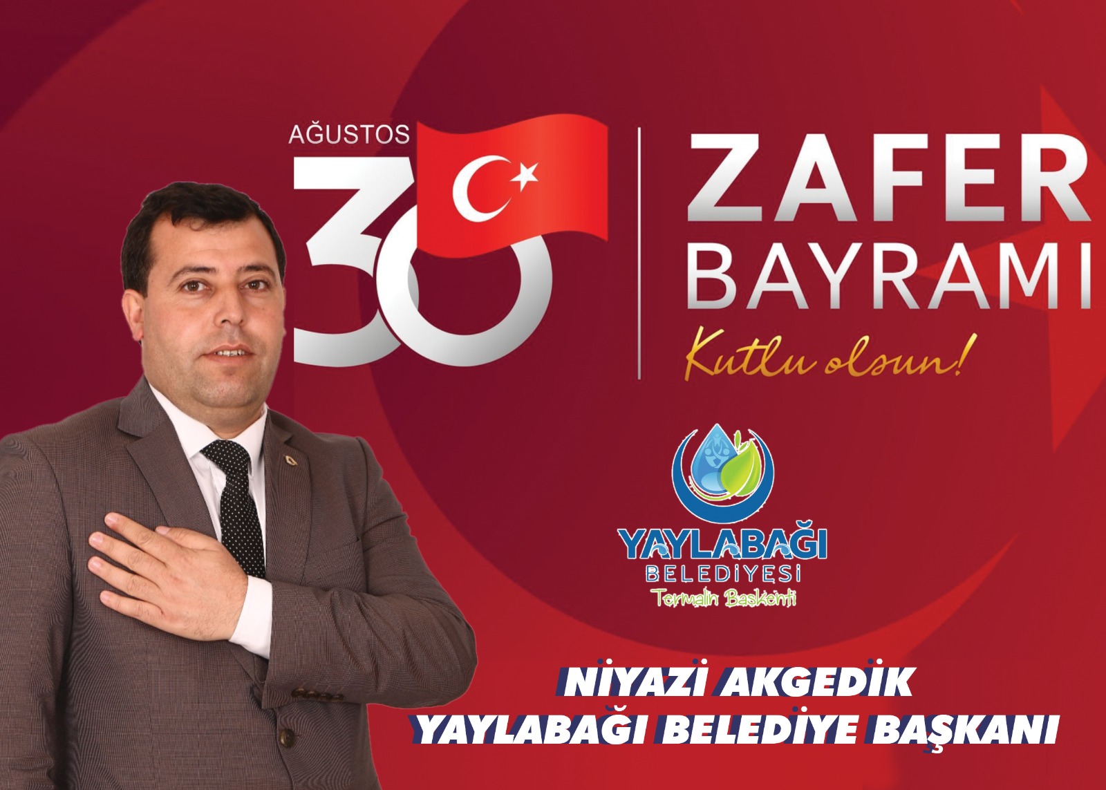 Başkan Akgedik’ten Zafer Bayramı mesajı