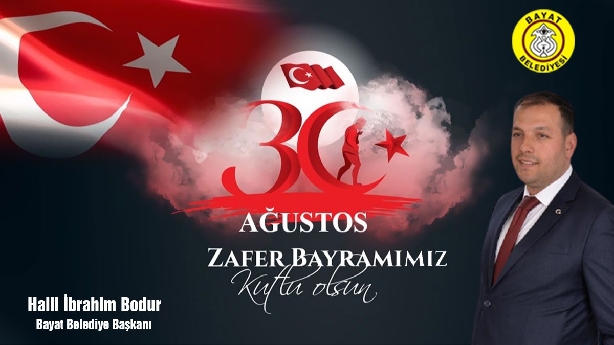 Başkan Bodur’dan Zafer Bayramı mesajı