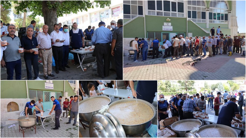 Dinar Belediyesi’nden aşure ikramı