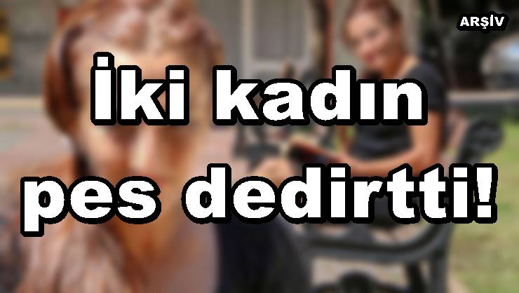 İki kadın pes dedirtti!