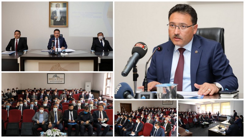 İl Koordinasyon Toplantısı Vali Çiçek başkanlığında yapıldı