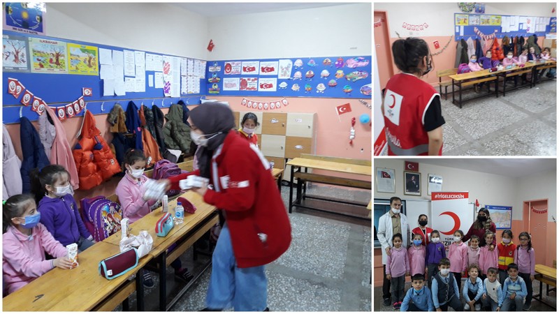 Fatih İlkokulu Öğrencileri’ne Kızılay semineri verildi