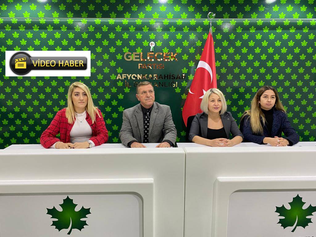 Gelecek Partisi Kadın Kolları yetkililere seslendi
