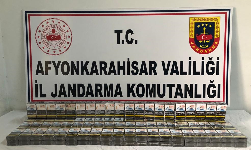 Jandarma ekipleri 260 paket kaçak sigara ele geçirdi