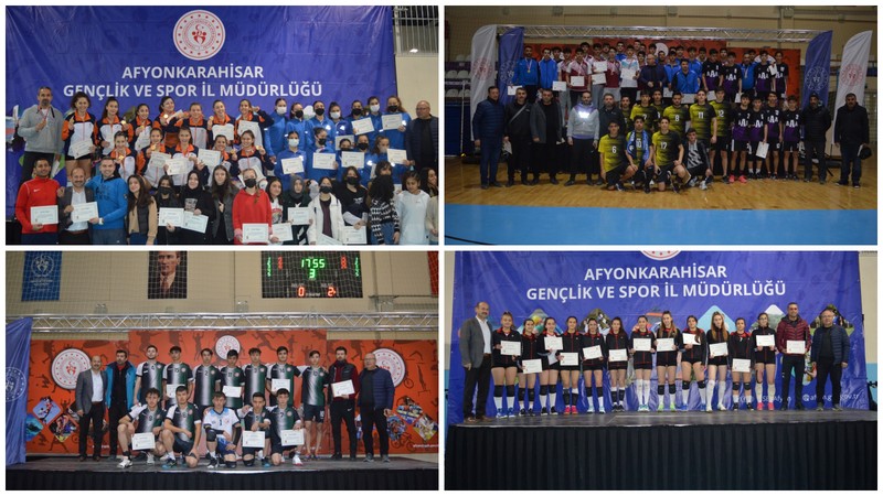 Okul sporları yarışları sona erdi
