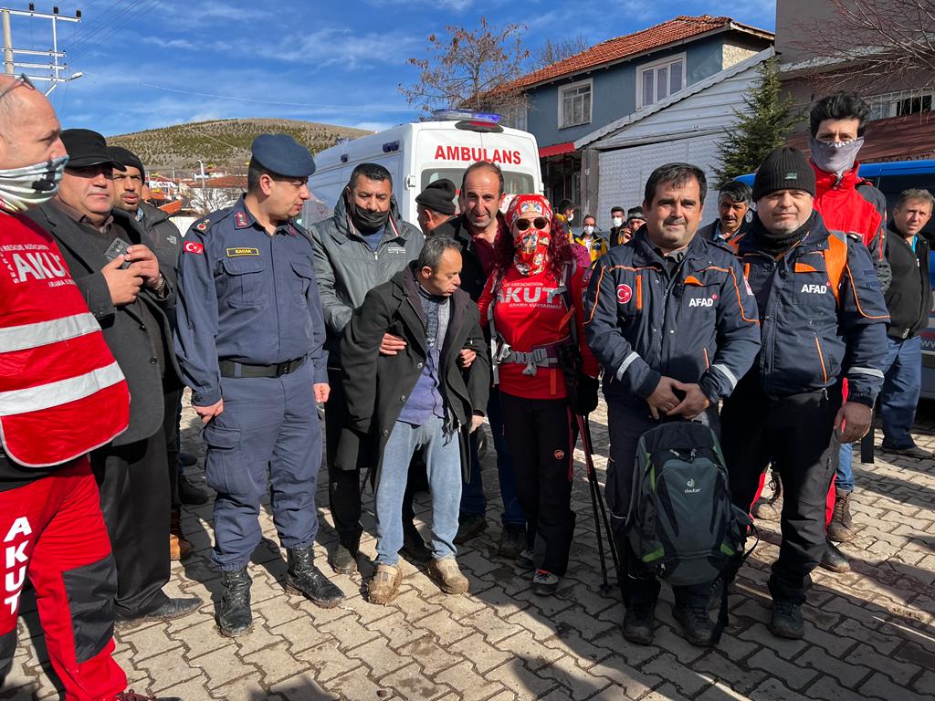 Dinar’da kayıp olan vatandaş bulundu